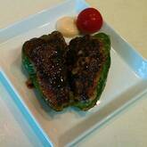 ピーマンの肉詰め