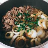 玉ネギすき焼き