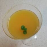 簡単！オレンジジュースでプルプルゼリー