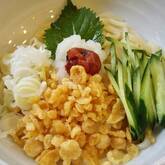 暑い日に！冷やし月見とろろうどん