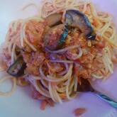 簡単絶品！ツナとナスのトマトソースパスタ