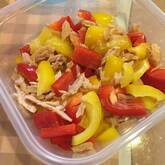 彩り鮮やか！焼きパプリカのツナマリネ