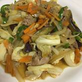 豚肉とキャベツのピリ辛炒め