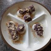 豆乳白玉黒みつソース