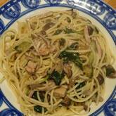 ペペロンチーノ・キノコ