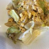 レタスの卵炒め