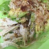 アボカドとささ身のポン酢サラダ