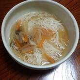 さっぱりシメジスープ