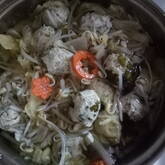 モロヘイヤの肉団子スープ