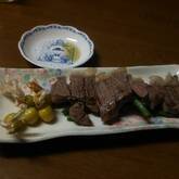 牛肉のグリエ　塩とゴマ油で