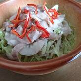 豚バラ肉と春キャベツの塩蒸し