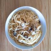 たっぷりキノコのパスタ