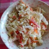 カニ入りコールスローサラダ