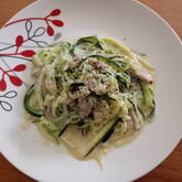 クリームソースパスタ