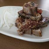 ゴマ風味のカツオのたたき