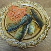 フライパンでサンマのカレー焼き