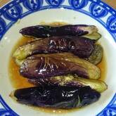 揚げナスの酢和え