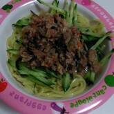 肉みそ素麺の献立