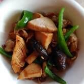 豚とタケノコの甘辛煮