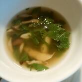 ネバネバ絶品！刻みモロヘイヤの和風スープ by 杉本 亜希子さん