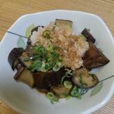 揚げナスのおろし和え