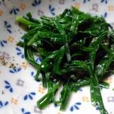 ニラのからしマヨ和え