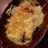 エリンギと小松菜のチーズ焼き
