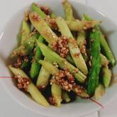 アスパラのゴマ和え