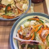 海鮮焼きうどん