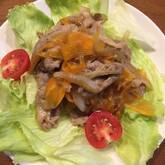 豚肉のオニオンジンジャー焼き