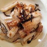 ちくわの塩昆布炒め