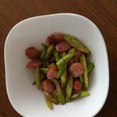 ニンニク風味の間違いないおいしさ！アスパラとベーコンのガーリック炒め