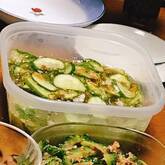 キュウリとワカメの酢の物