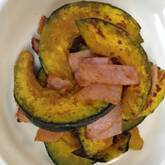 カボチャのカレー炒め