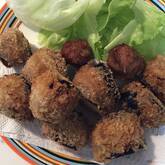 ナスのはさみ揚げ