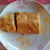 ネギ入り卵巻き