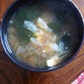 刻みキャベツのみそ汁