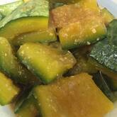 カボチャの甘みそからめ