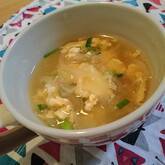 玉ネギのかきたま汁