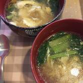 ちくわと水菜のかき玉スープ