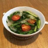 野菜のナンプラー風味スープ