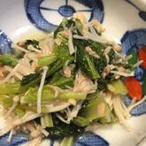 小松菜レンジ煮