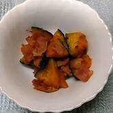 カボチャのカレー炒め