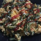 ゴーヤのふわふわ卵炒め