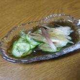 ミョウガ入りもずく酢