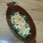 エリンギと小松菜のチーズ焼き