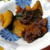 カボチャと小豆の甘煮