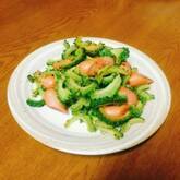 ゴーヤとソーセージの炒め物