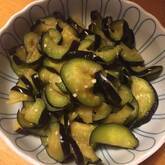 ナスのからし浅漬け