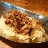 ナスとひき肉のジャージャー麺風素麺